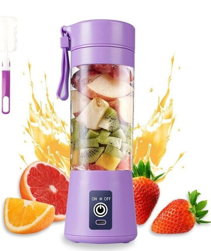 🥤 Portable USB Rechargeable Personal Blender Bottle | Mini Juicer Mixer for Smoothies & Fresh Juice